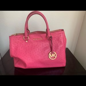 Michael Kors Pink Leather Tote